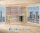 Finnische Sauna aus Lindenholz mit Glasfront Modell 14L01R200 mit Harvia Technik 200 x 200 x 210 Ofen Rechts Lieferung bis Bordsteinkante