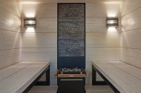 Harvia Solide 2 Modell: S2122LD; Kombination: Helle Fichtenholz ohne schwarzen Details; Lieferoption: Lieferung bis Bordsteinkante