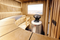LUX Elektro Saunaofen Harvia Forte  4kW - 9kW inkl. 100kg Ofensteine und externer Steuergerät Harvia Xafir CS110