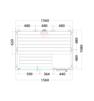 Massivsauna Sauna-Infra-Kombi Alaska Mini Infra+ ohne...