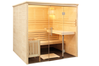 Massivsauna Alaska View ohne Saunaofen Größe:...