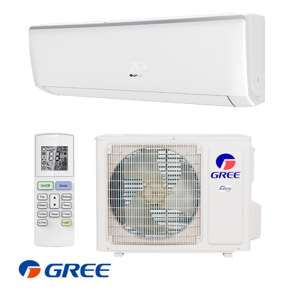 Split Klimaanlage GREE PULAR 9.000 BTU 2,5kW mit Kältemittel R32 und WiFi