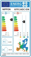 Split Klimaanlage Nippon ECO POWERFUL 24.000 BTU 6,8kW  mit Kältemittel R32 und WiFi
