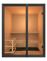 Sauna Kabine sentiotec - Onni 1,60m x 1,60m x 2,00m...